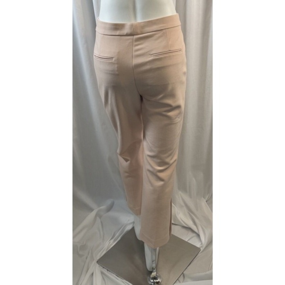 Ann Taylor Tan Cropped Trouser Pants Button Detail 12 Academia Preppy Chic 79-41 - Picture 11 of 15